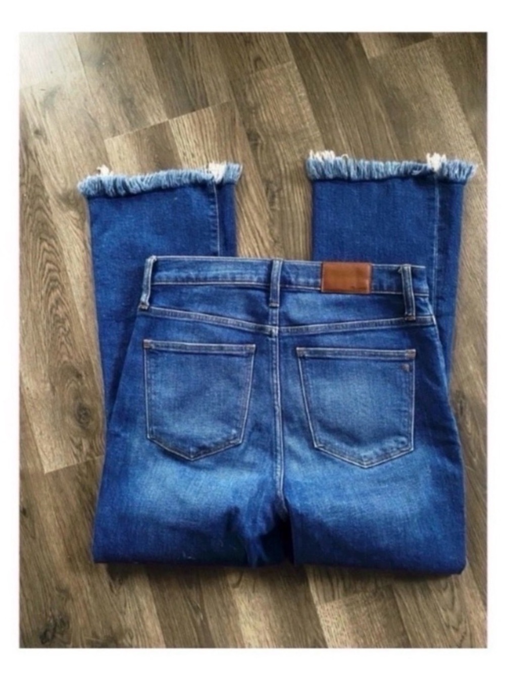 MADEWELL Fringe Flare Crop Jeans - Picture 8 of 10